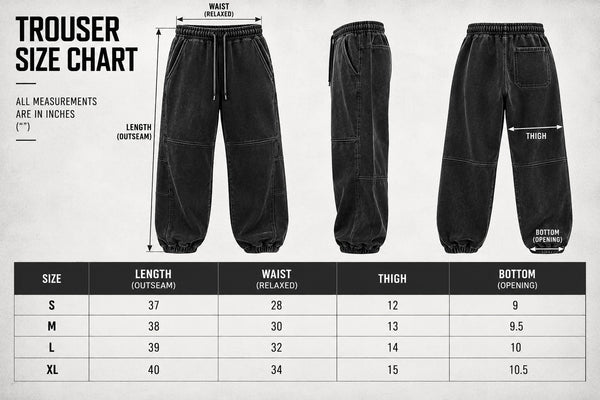 IRON CULT — SHADOW APPLIQUÉ TROUSERS alternate view
