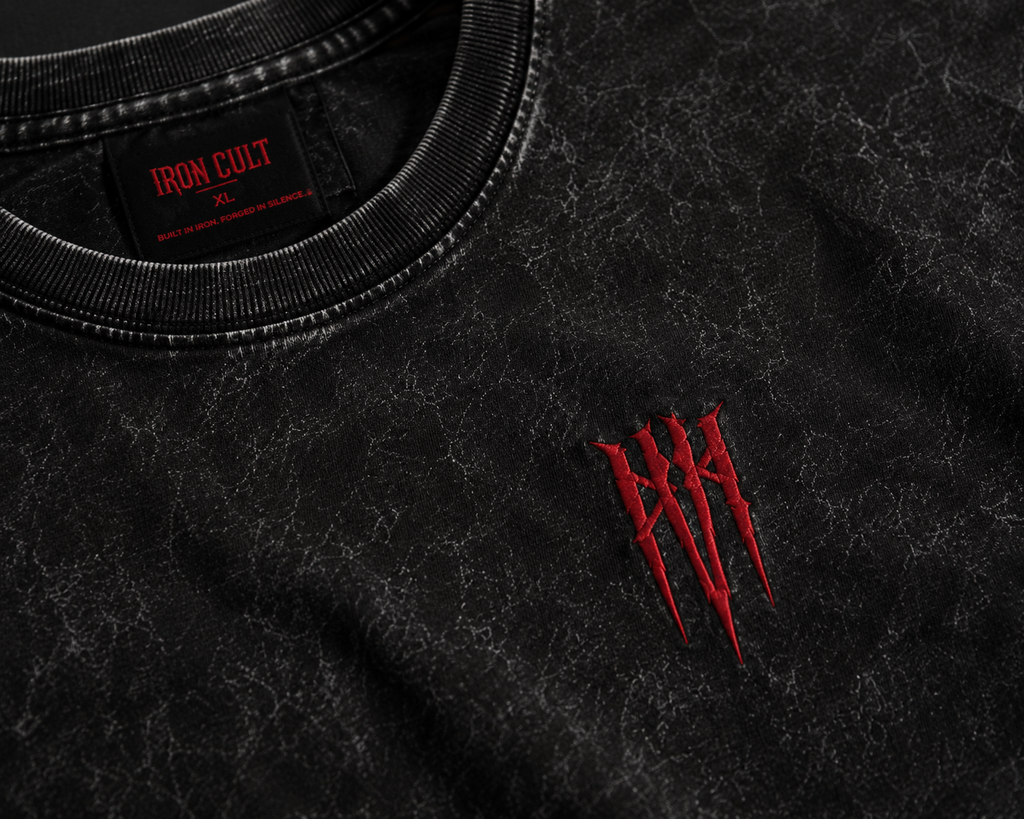 IRON CULT — Acid Wash Oversized Tee